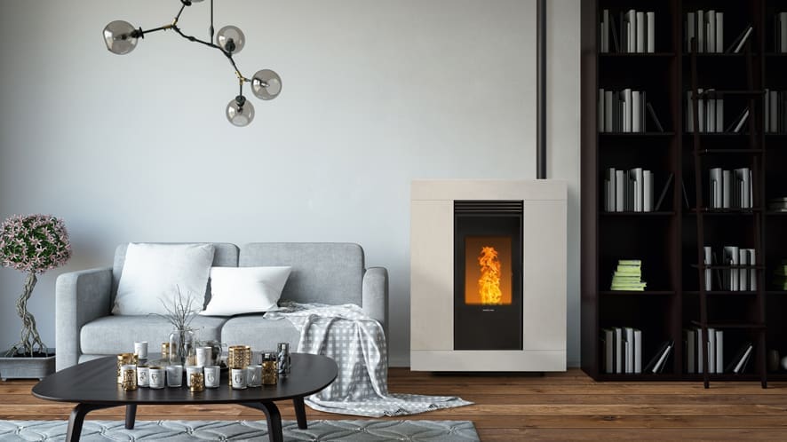 Nordic Fire Espa wit staal - Afbeelding 3