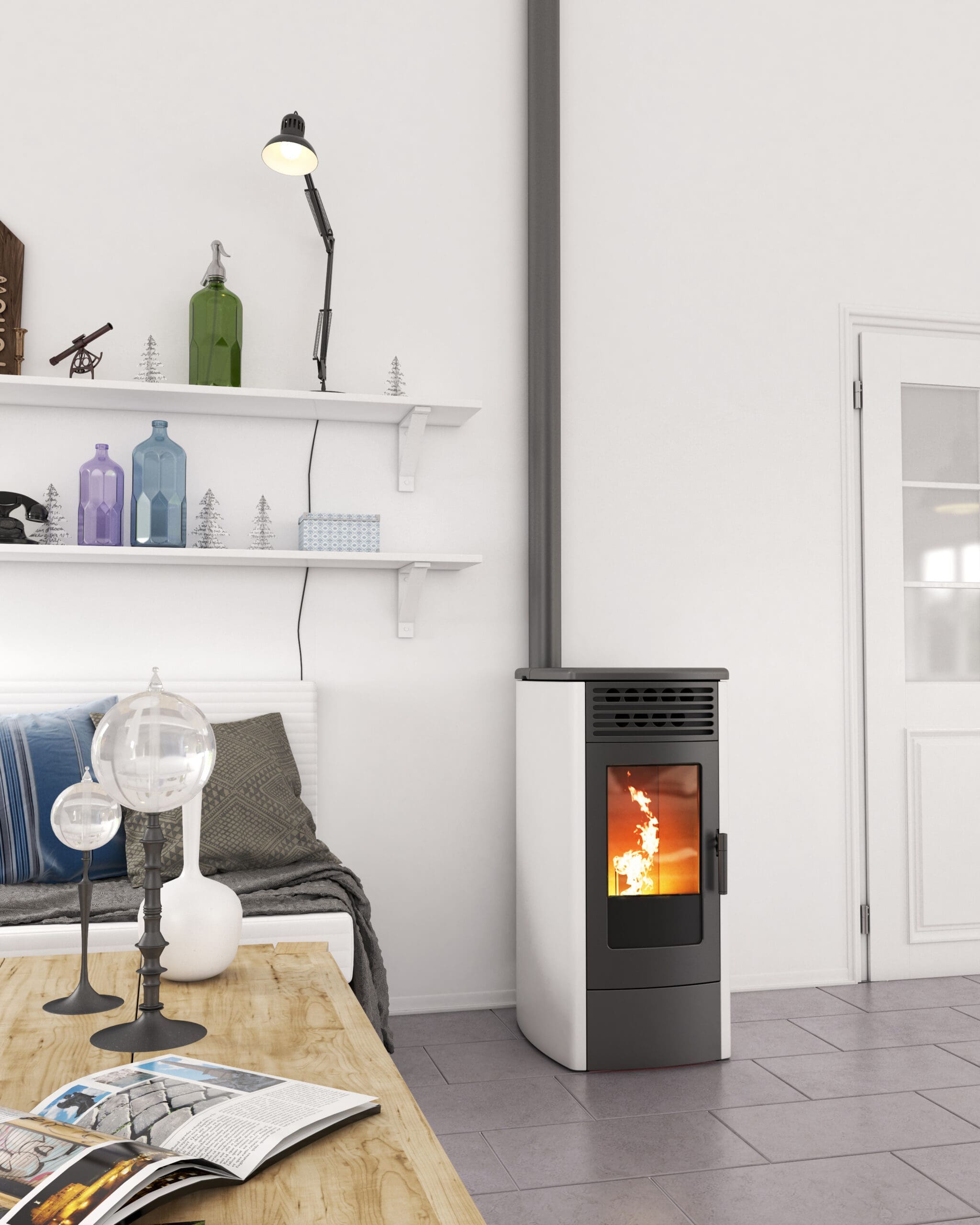 Nordic Fire Viktor 8 wit